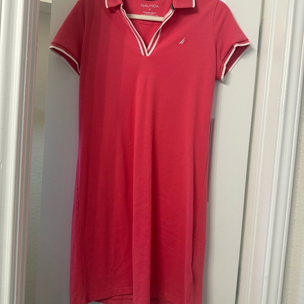 Nautica Coral Polo Dress